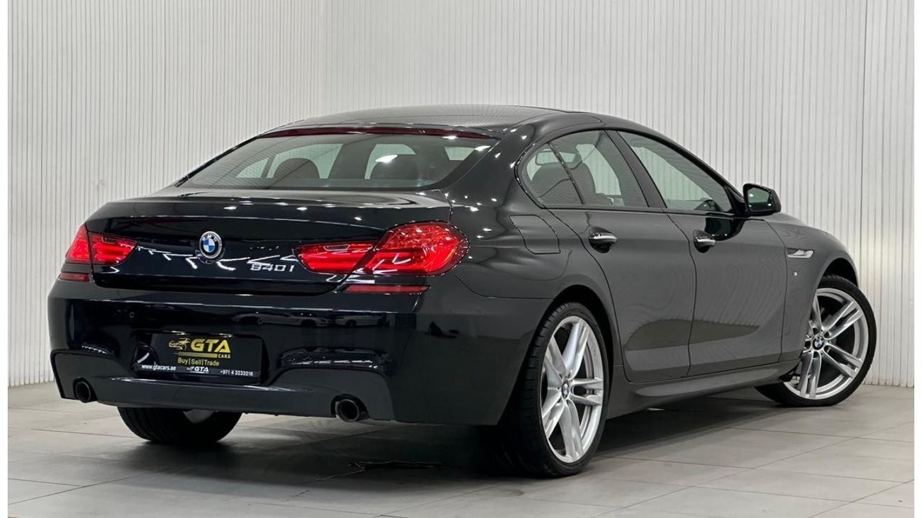 بي أم دبليو 640i M سبورت 2015 BMW 640i M-Sport, Full BMW Service History, Very Low Kms, GCC