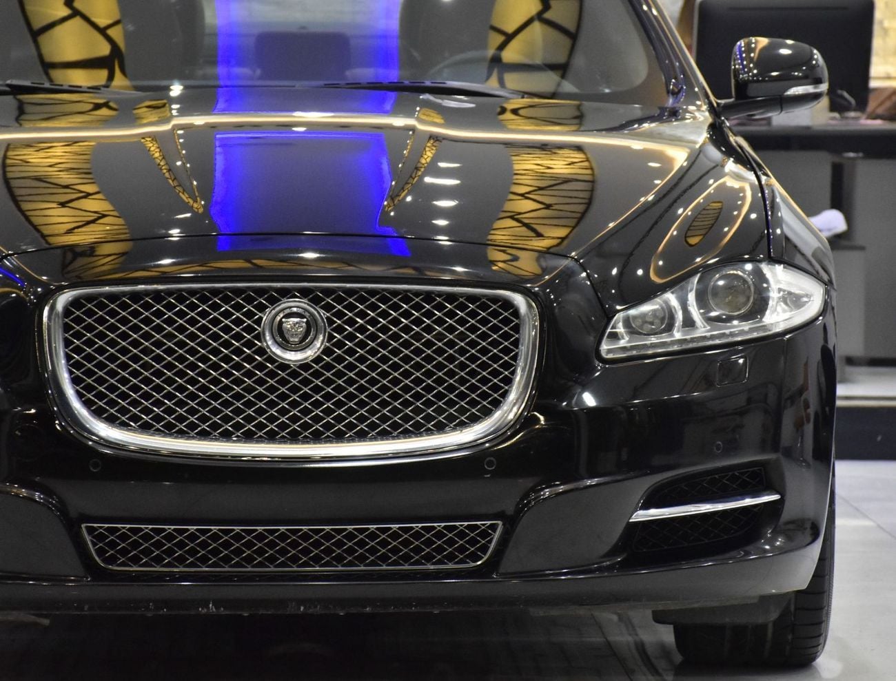 Jaguar XJL  EXCELLENT DEAL for our Jaguar XJ L 5.0 ( 2013 Model ) in Black Color GCC Specs