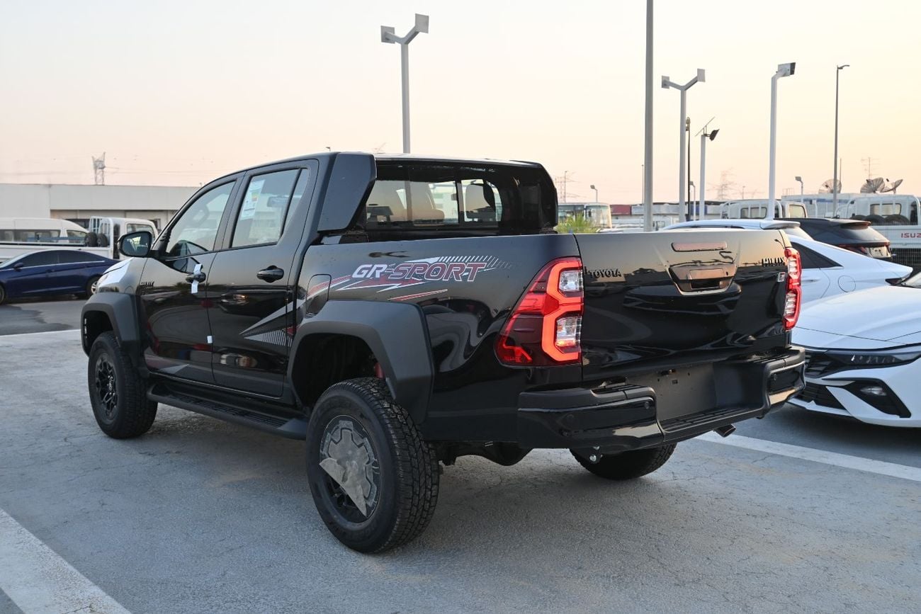 تويوتا هيلوكس GR SPORT 4.0L V6 4WD, Model 2026 Color Black