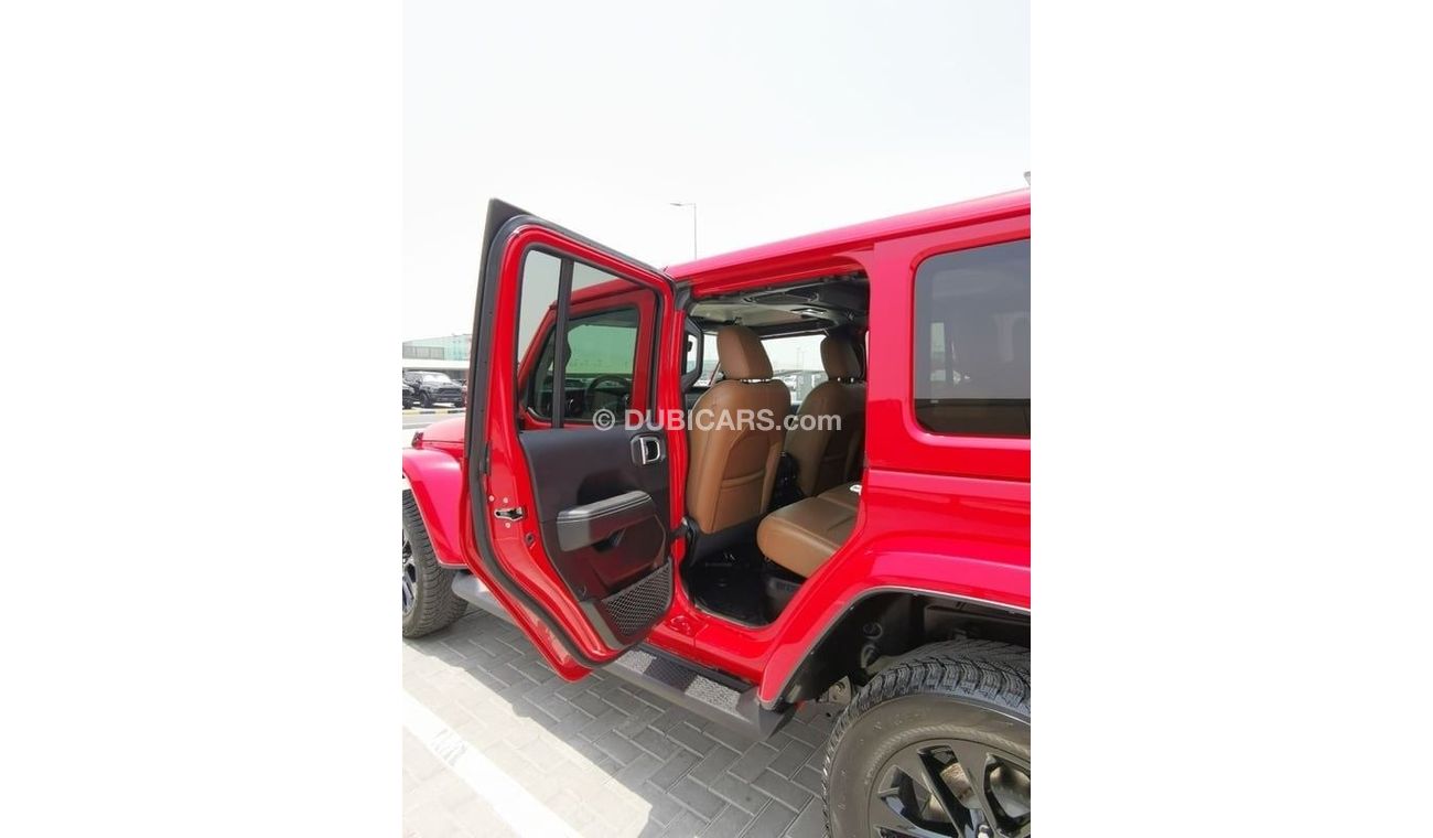 Jeep Wrangler Jeep Wrangler Sahara ( Hybrid ) - 2021 - Red