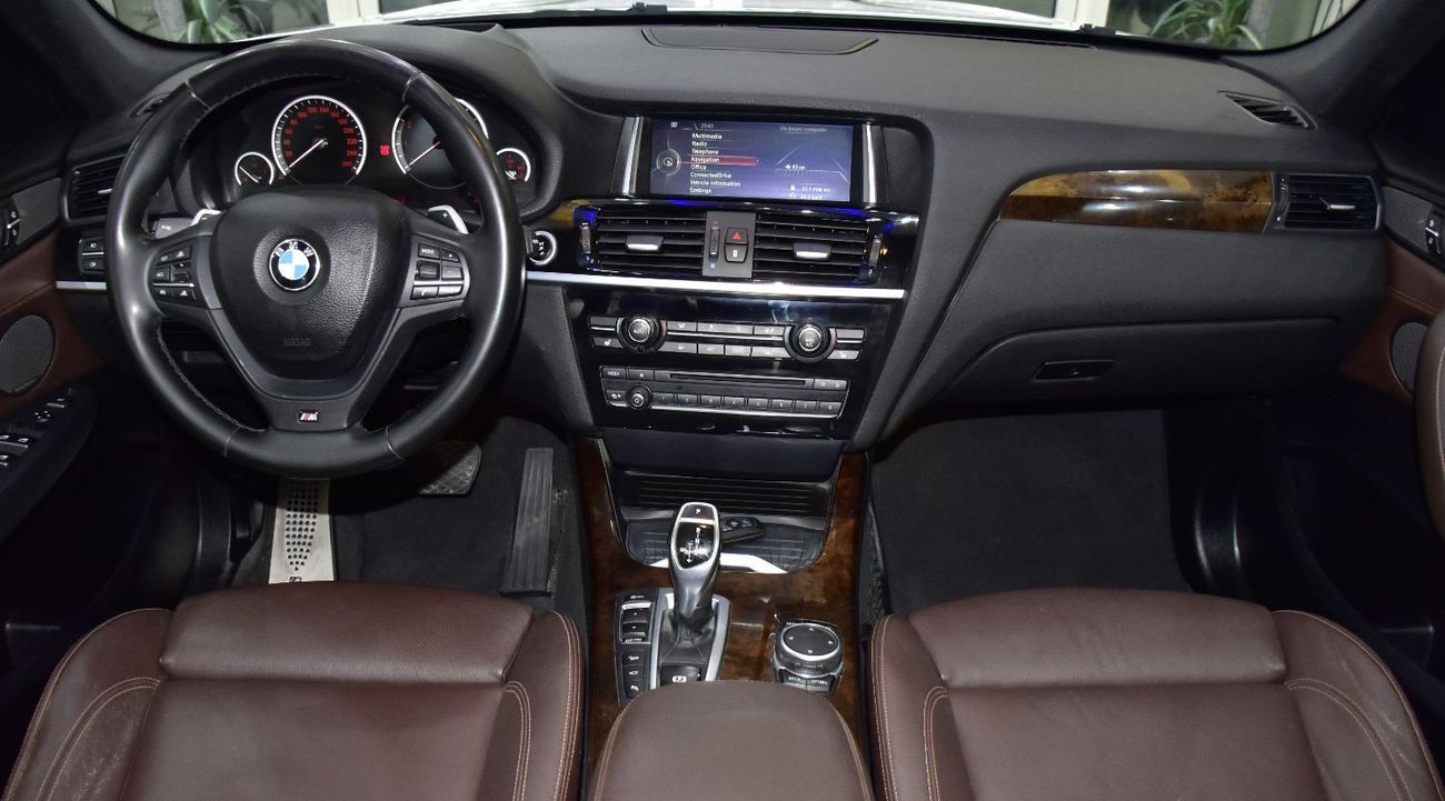 بي أم دبليو X3 EXCELLENT DEAL for our BMW X3 xDrive28i M-Kit ( 2015 Model ) in White Color GCC Specs