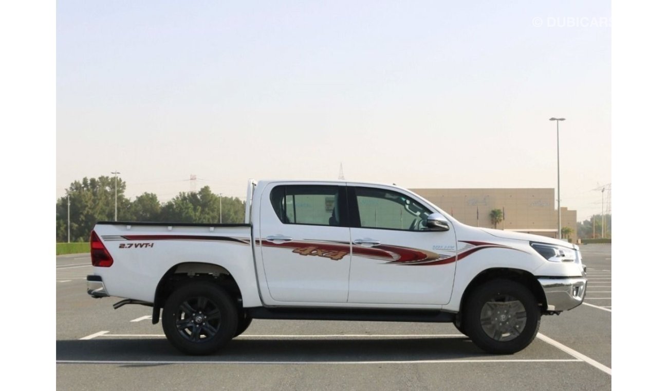 تويوتا هيلوكس GLX 2021 | FULL OPTION 2.7L 4X4 D/C M/T FABRIC SEATS - WITH GCC SPECS - EXPORT