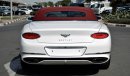 Bentley Continental GTC First Edition (Export).  Local Registration + 10%