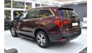 هوندا بايلوت EXCELLENT DEAL for our Honda Pilot AWD ( 2016 Model ) in Burgundy Color GCC Specs