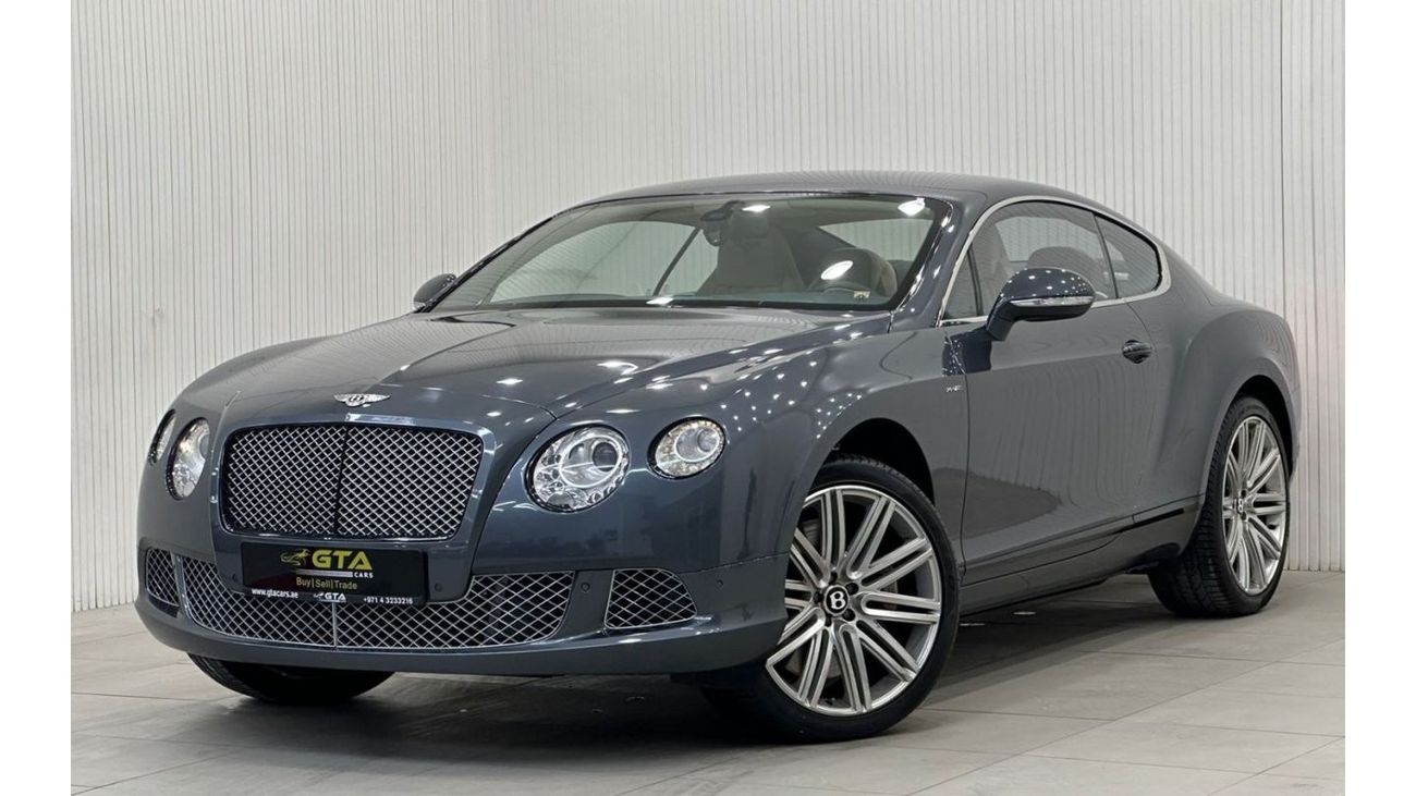 بنتلي كونتيننتال جي تي 2014 Bentley Continental GT Speed W12, Full Service History, Very Low Kms, GCC