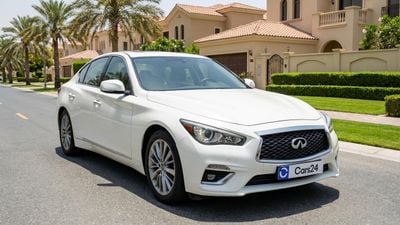 Infiniti Q50 LUXE 2024 | AED 1246/Month | 0 DP | 30 Day Return | Warranty | Service History