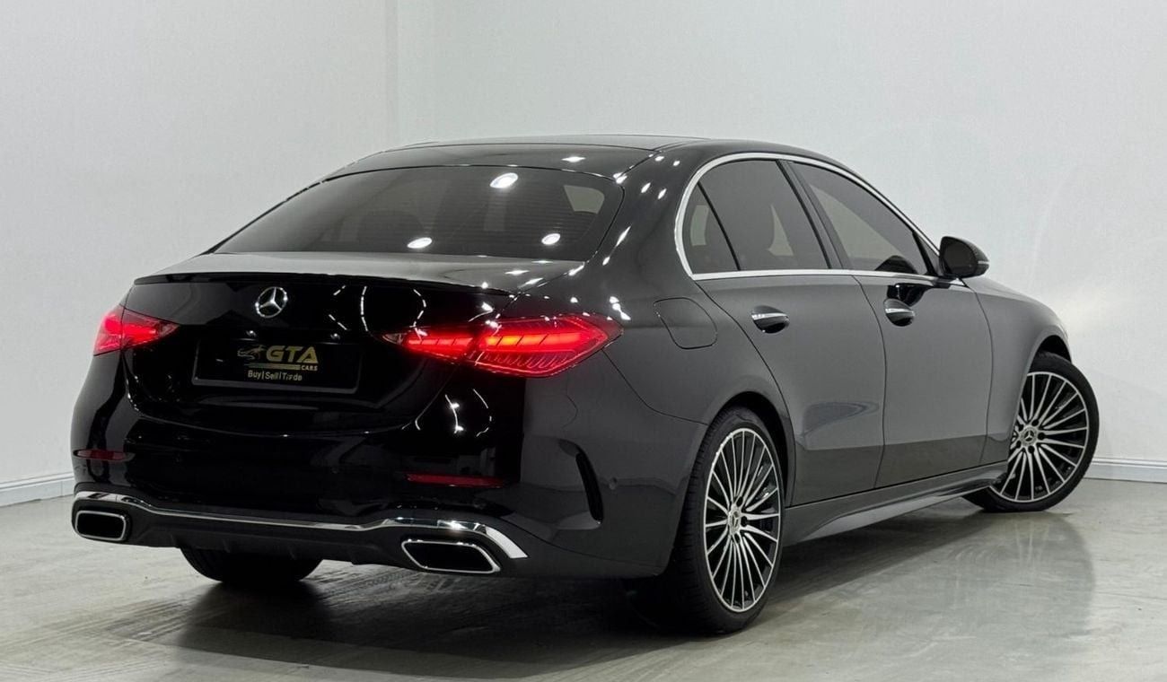 مرسيدس بنز C 200 Premium 2.0L 2024 Mercedes Benz C200 AMG, 2027 Mercedes Warranty, Very Low Kms, GCC
