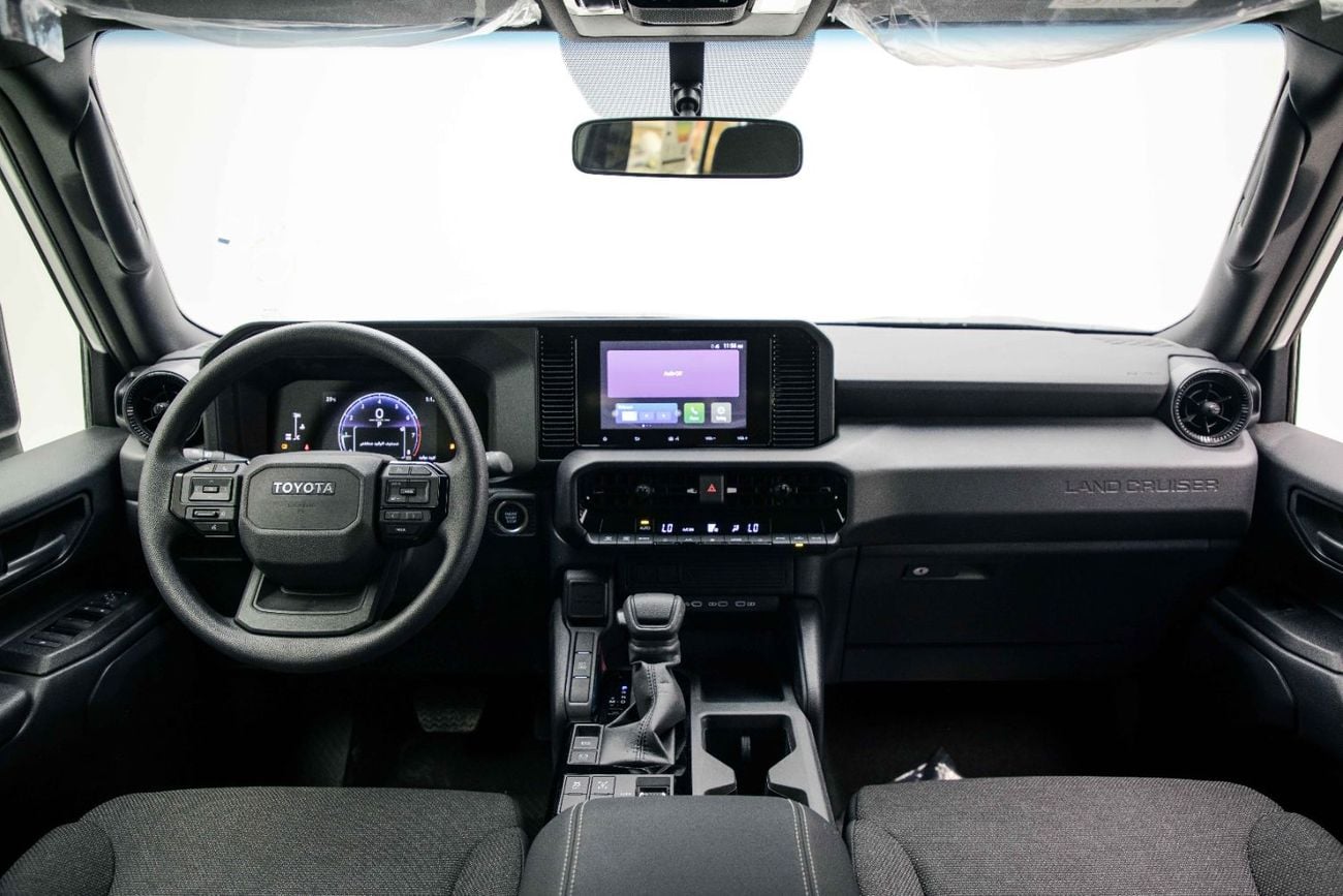 Toyota Prado Urban E 2.4L - Super White Inside Black | Export Only