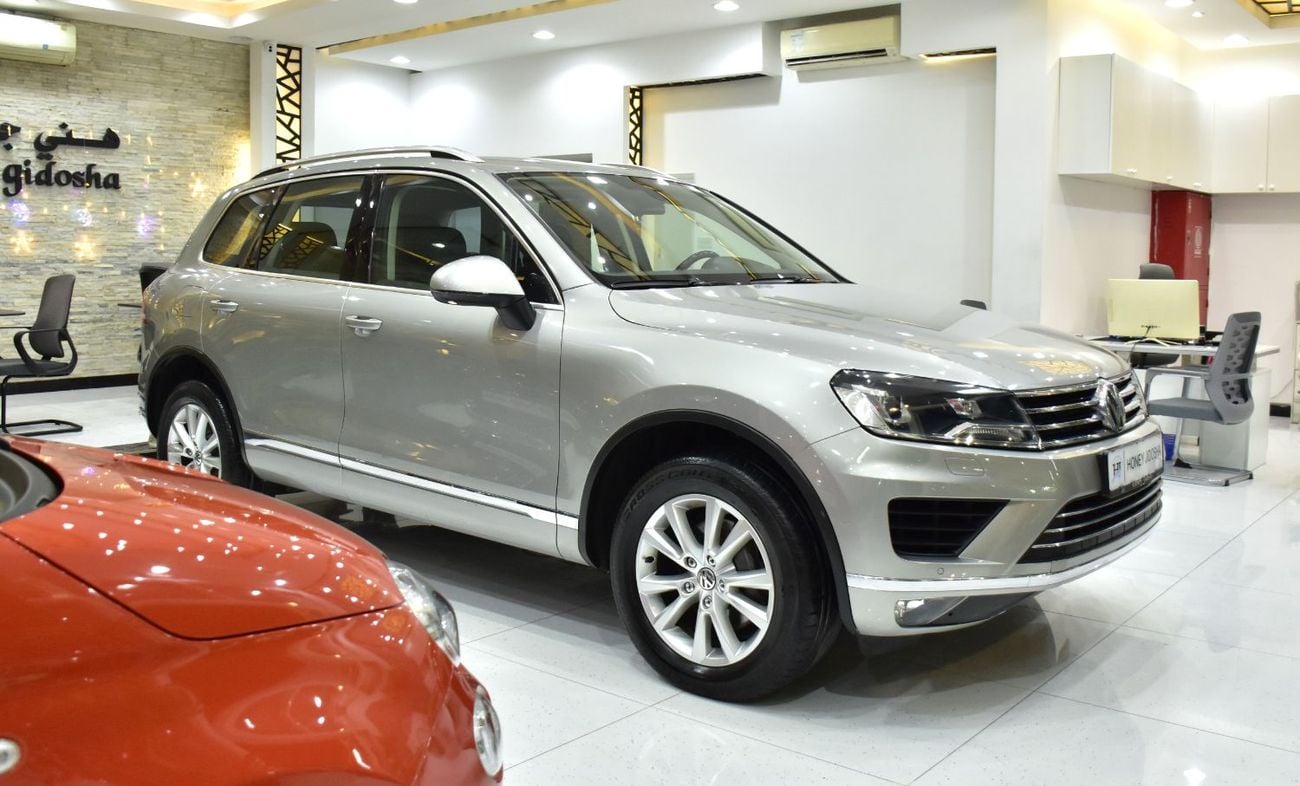 Volkswagen Touareg EXCELLENT DEAL for our Volkswagen Toaureg ( 2016 Model ) in Silver Color GCC Specs