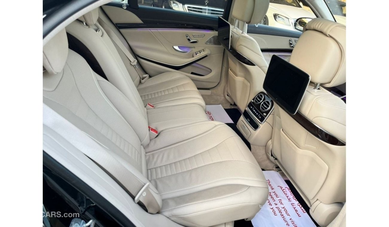 مرسيدس بنز S 400 S400d ديزل وارد اليابان اوراق جمارك  شاسيه طويل 6 سلندر توربو 2019