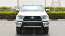 تويوتا هيلوكس ECT0055 - Toyota Hilux DCab - 2.4L Diesel Auto White-Black - Key Start, Auto AC