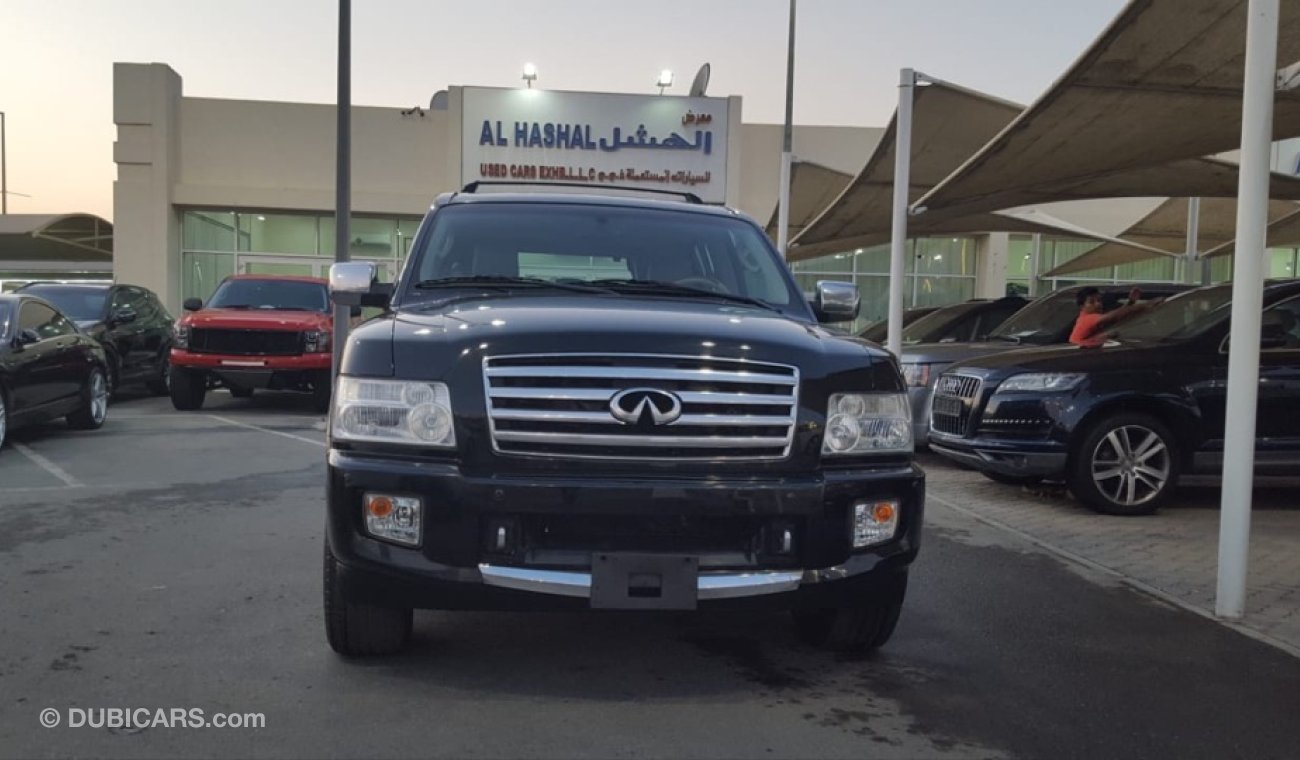 إنفينيتي QX56 انفينتي موديل 2006 خليجي السياره مالك واحد من الوكاله مسرفسه بالكامل ولا تحتاج اي مصروف حالتها ممتاز