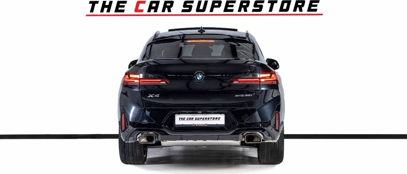 BMW X4 xDrive 30i M Sport 2.0L GCC-1 Owner-Very Low Mileage-AGMC Warranty & Service Package Until 2029