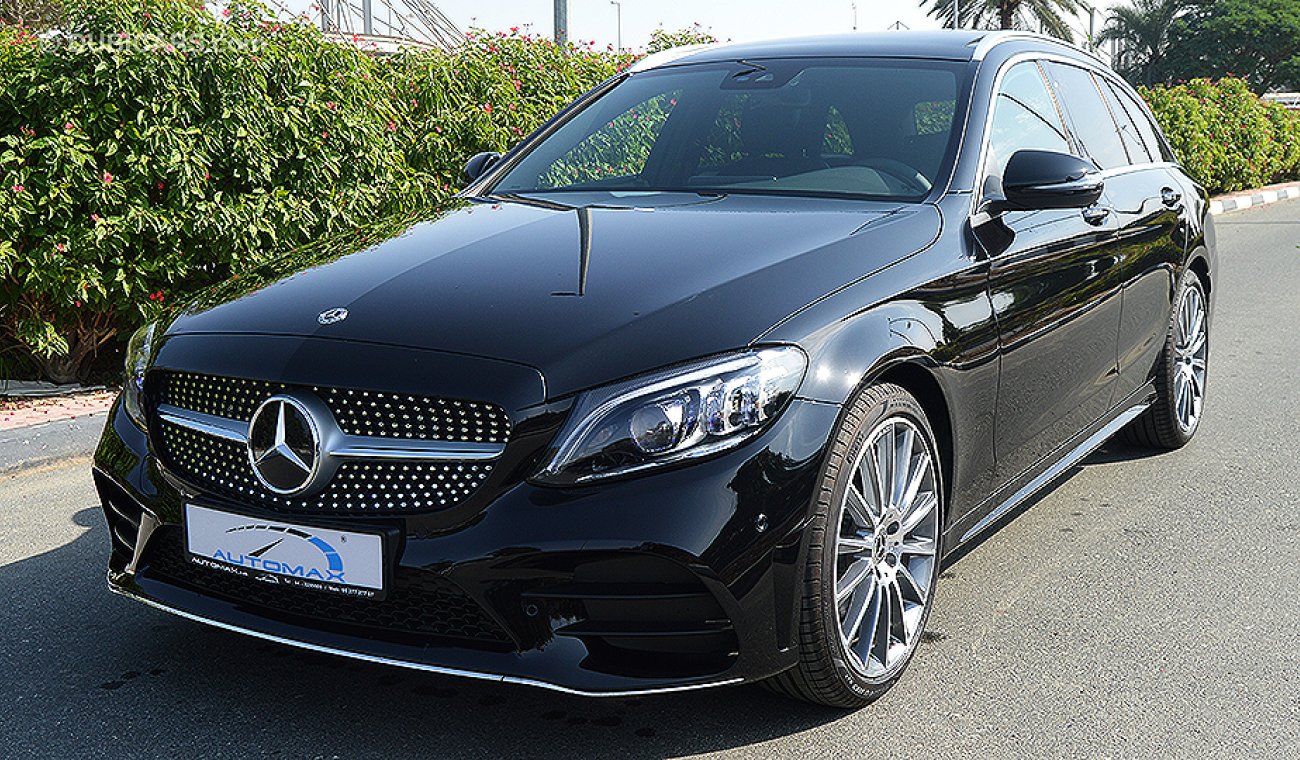 مرسيدس بنز C200 AMG، I-4 Engine، أسود، 0 كم، GCC، الضمان: 3 سنوات أو 100 ألف كم # شحن لاسكلي، 2020