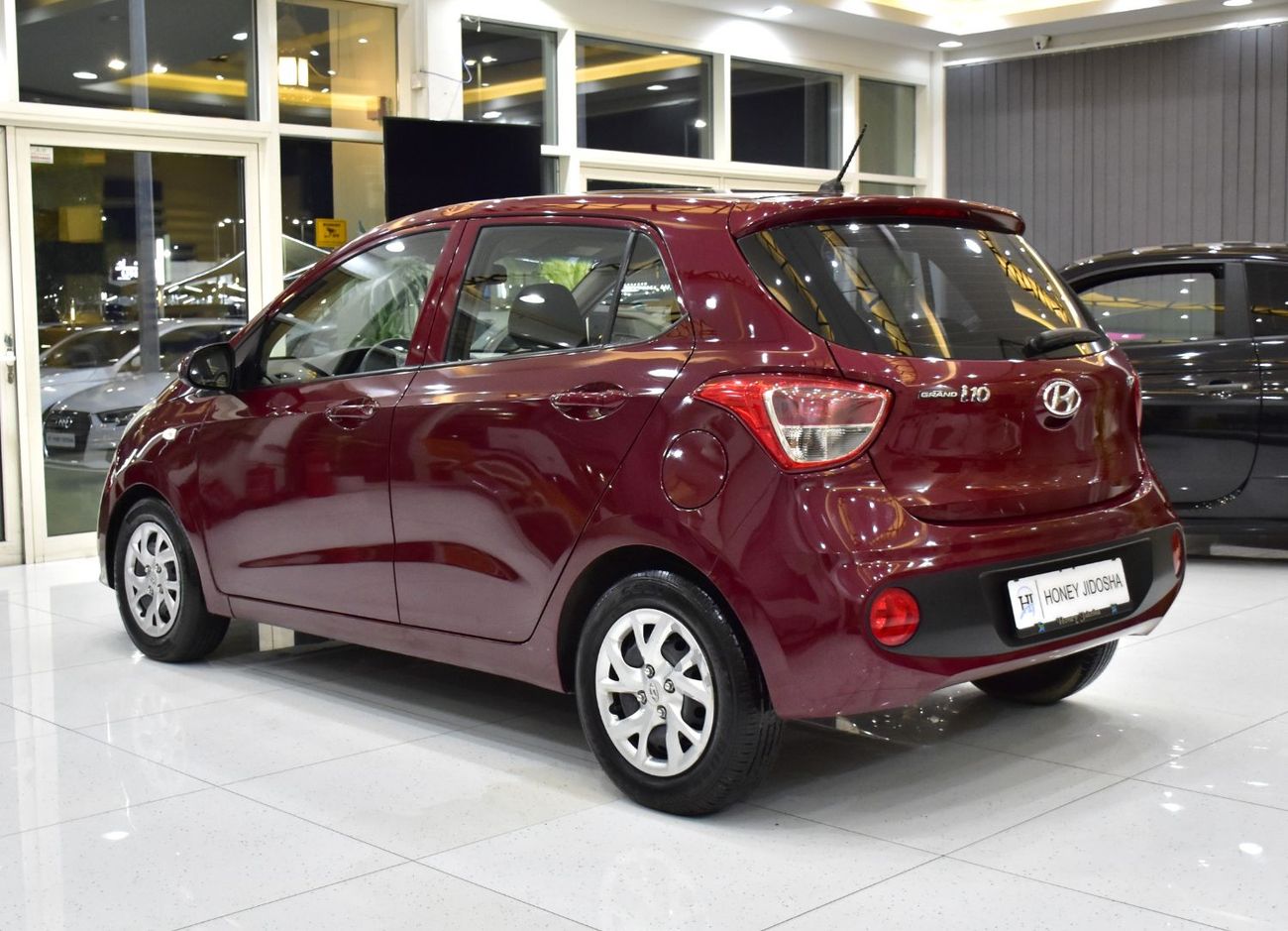 Hyundai Grand i10 EXCELLENT DEAL for our Hyundai Grand i10 ( 2018 Model ) in Red Color GCC Specs