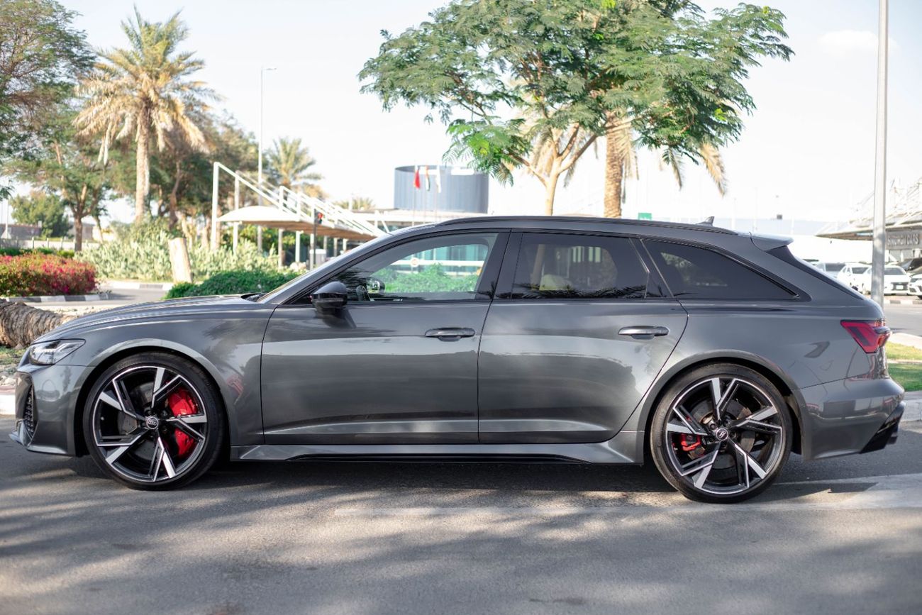 أودي RS6 2024 Audi RS6 Performance with 4.0L twin-turbo V8, 621 hp, 627 lb-ft torque, 8-speed automatic 2024 