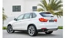 BMW X5 X-Drive 50i V8 - GCC - Under Warranty! - AED 2,233 P.M - 0% D.P