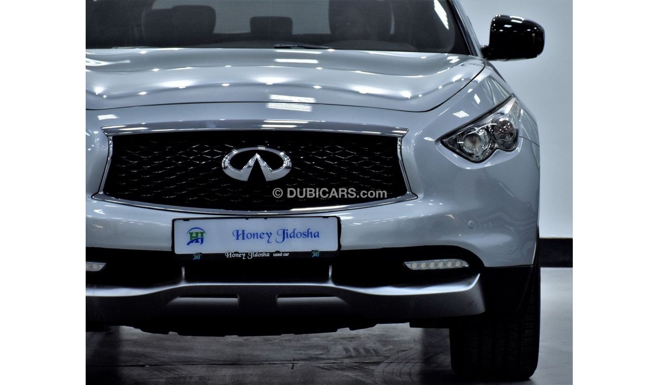Infiniti QX70 EXCELLENT DEAL for our Infiniti QX70 Limited ( 2018 Model ) in Silver Color GCC Specs
