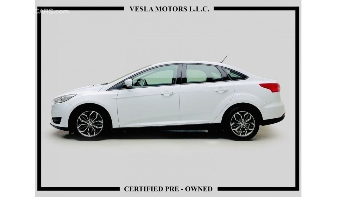 Ford Focus ECOOBOST + LEATHER SEATS + NAVIGATION + CAMERA  + ALLOY WHEELS / GCC / 2018 / UNLIMITED KMS WARRANTY