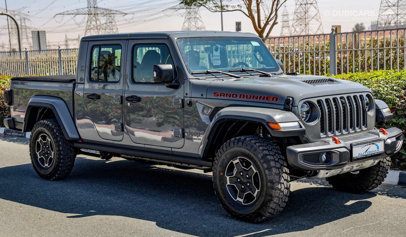 Jeep Gladiator Sand Runner 4X4 , V6 3.6L , GCC , 2022 , 0Km , W/3 Yrs or 60K Km WNTY @Official Dealer