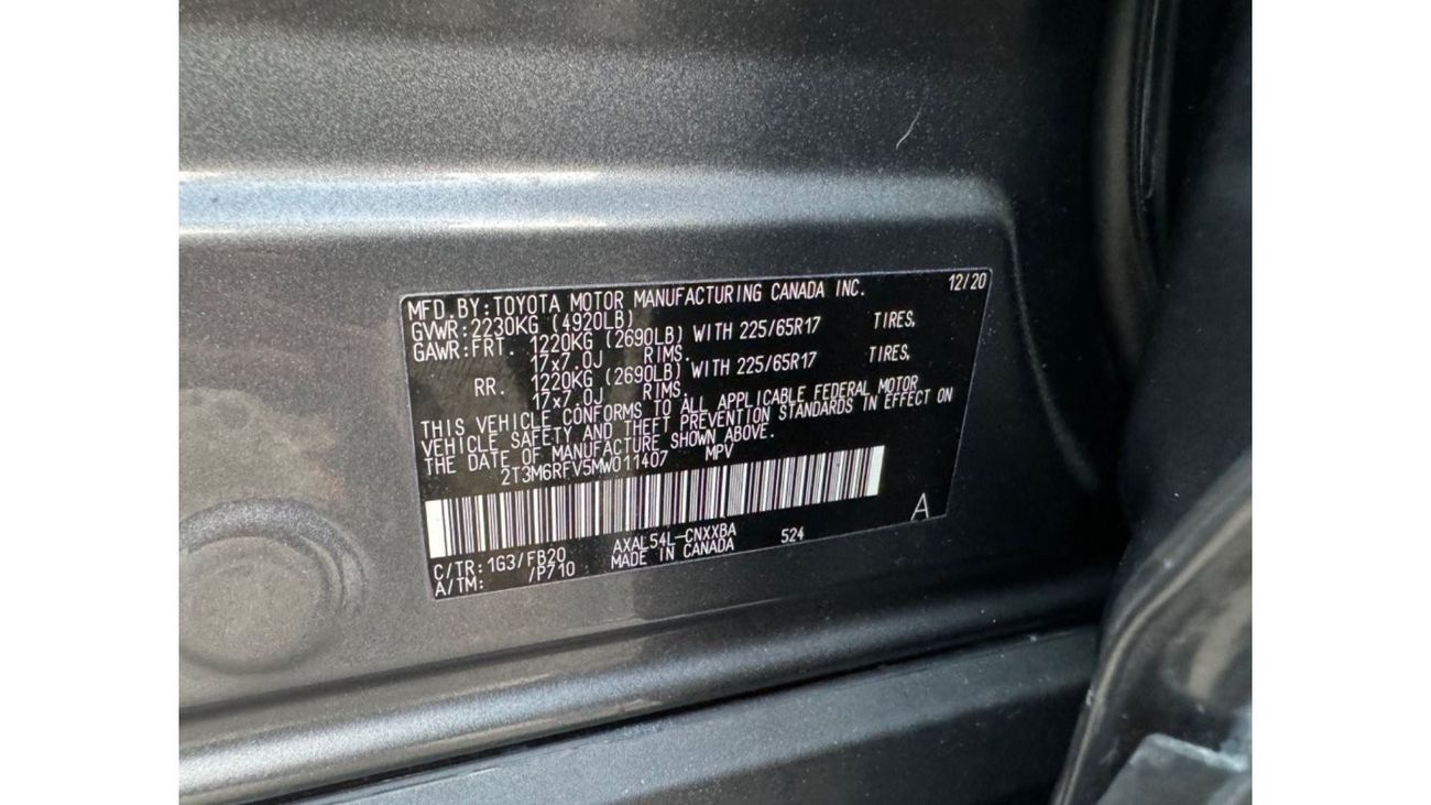 تويوتا راف ٤ 2021 LE HYBRID LOW MILES US SPEC