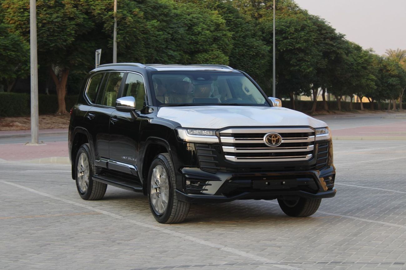 تويوتا لاند كروزر TOYOTA LANDCRUISER 4.0 VX-V V6 2025 BLACK BIEGE