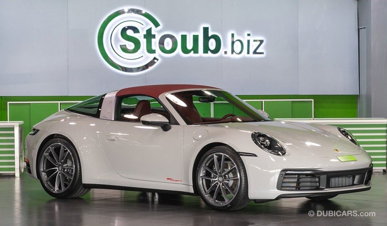 Porsche 911 Targa 4 992 2021 MODEL WITH RED SOFT TOP (IN GCC SPEC AND WITH GCC WARRANTY)