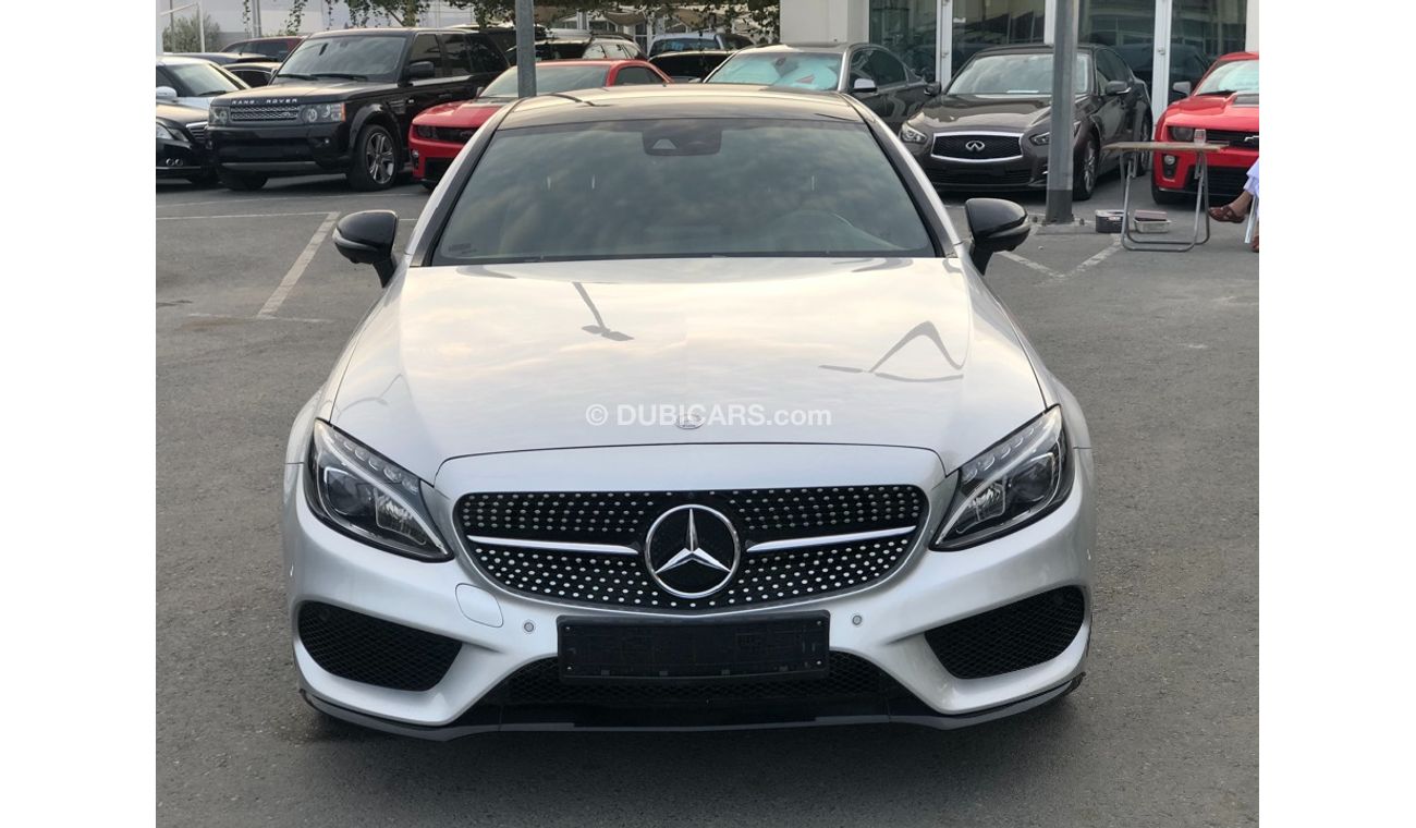 Mercedes-Benz C 200 Coupe Mercedes Benz C200 coupe model 2017 GCC car perfect condition full option low mileage panoramic roof