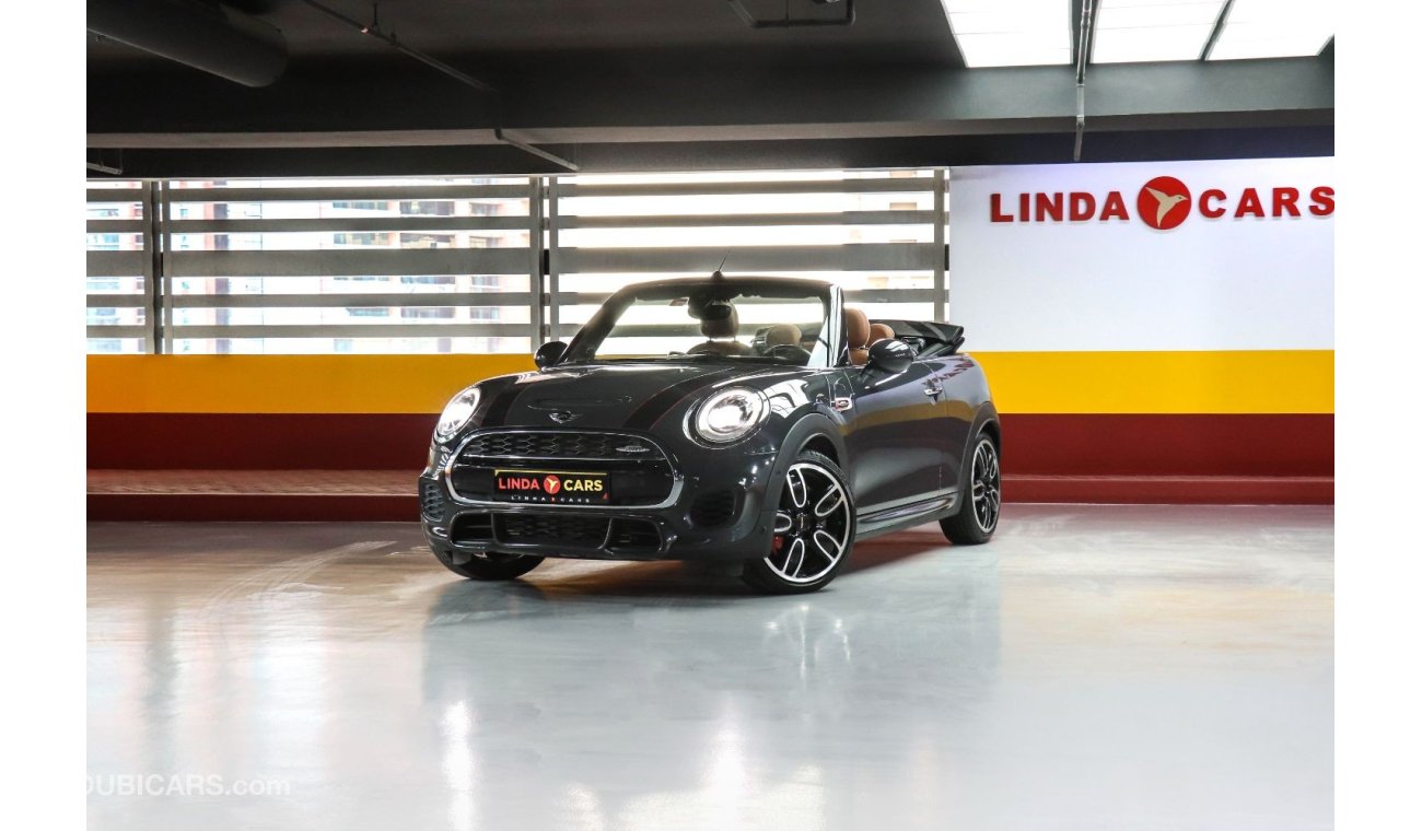 Mini John Cooper Works Cabrio Mini Cooper JCW Convertible 2018 GCC under Agency Warranty with Flexible Down-Payment