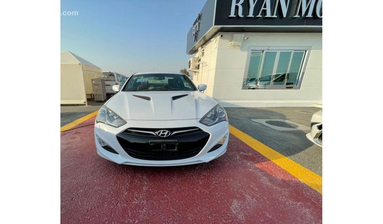 Hyundai Genesis HYUNDAI GENESIS COUPE, 2.0L, WHITE WITH BROWN LEATHER INTERIOR, MODEL 2014 FOR EXPORT