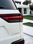 Lexus LX 600 VIP LAUNCH EDITION  w/Black Package UNDER WARRANTY | AED 9,800 PM Available | BRAND NEW | VIP EDITIO