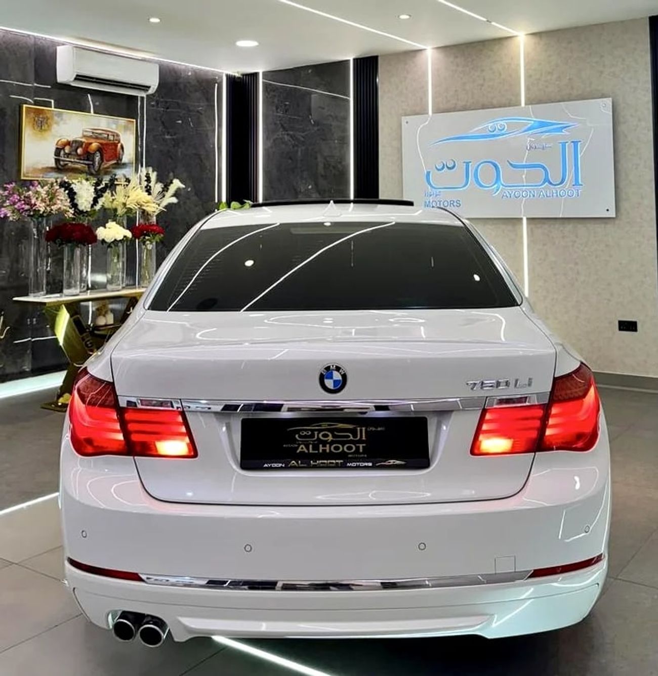 بي أم دبليو 730Li LOVELY WHITE 730Li V6 || FULL OPTION || GCC || ACCIDENTS FREE || CONDITION