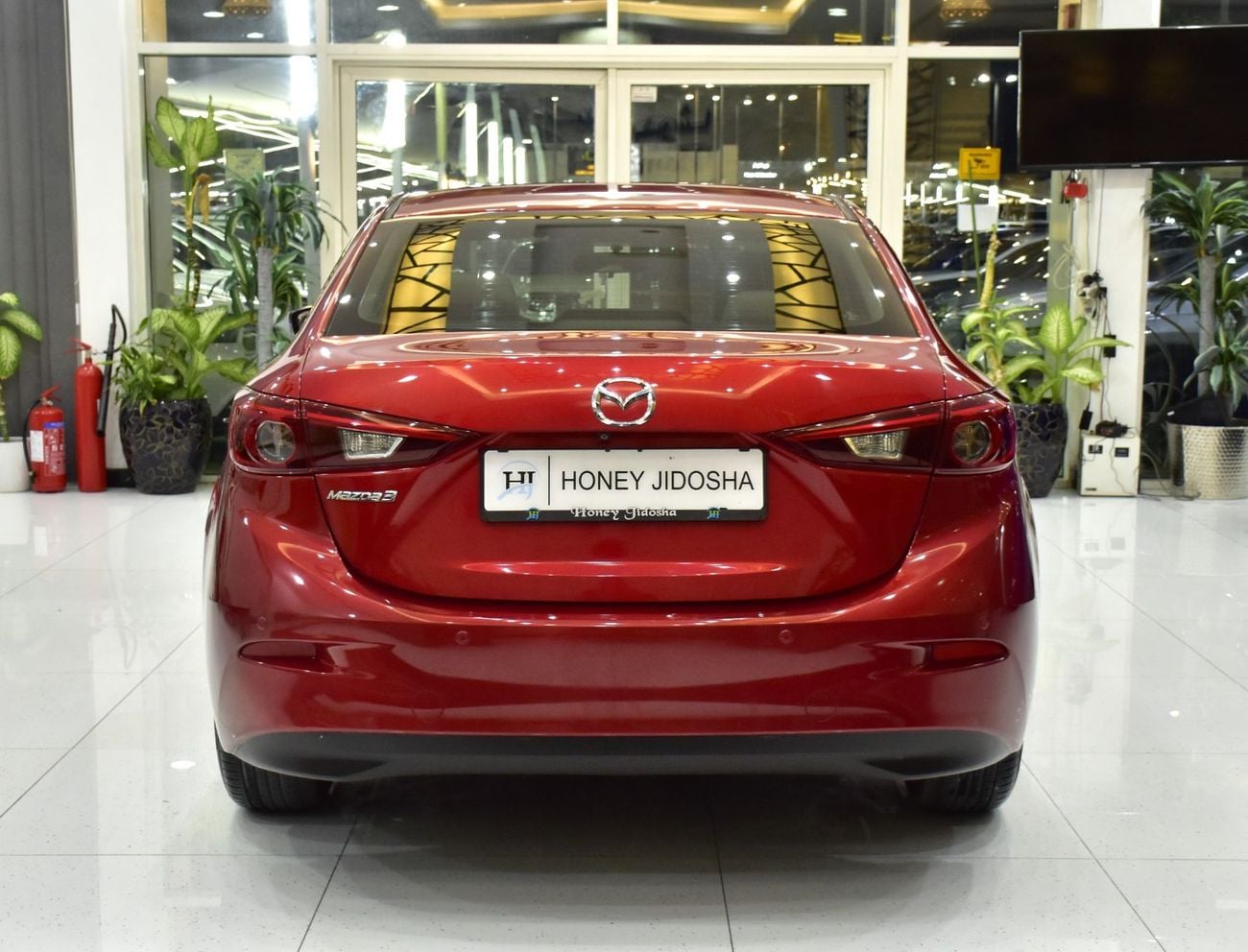 Mazda 3 EXCELLENT DEAL for our Mazda 3 ( 2015 Model ) in Red Color GCC Specs