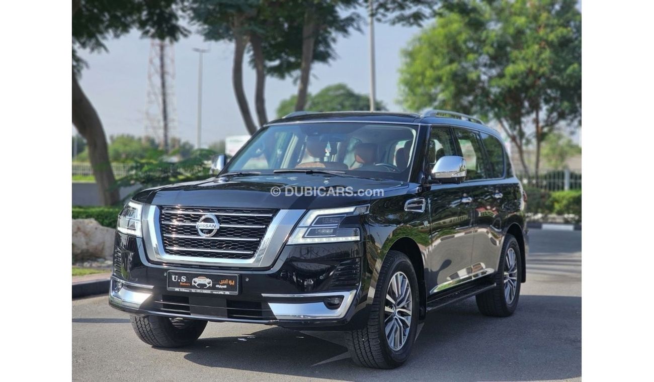 Nissan Patrol LE Platinum City NISSAN PATROL PLATINUM V8 2021 GCC SINGLE OWNER WITH AGENCY SERVICE IN MINT CONDITI