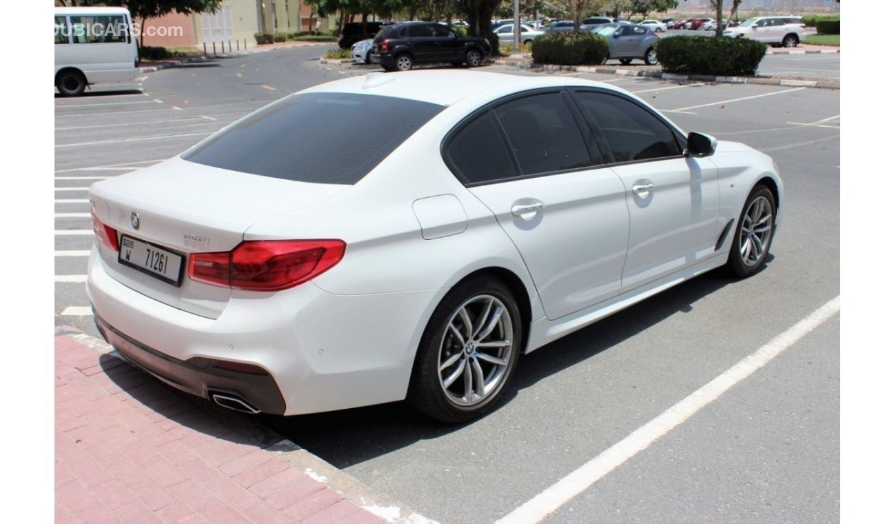 BMW 520i m sport 2018 BMW 520I M Kit, GCC with Full Service History and one year warranty unlimited KM