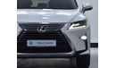 لكزس RX 350 EXCELLENT DEAL for our Lexus RX350 ( 2017 Model ) in White Color GCC Specs
