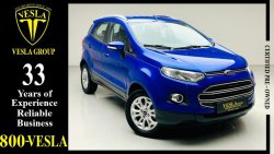 Ford EcoSport TITANIUM!!! + LEATHER SEATS + COURSE CONTROL / GCC / 2016 / UNLIMITED MILEAGE WARRANTY / 738 DHS P.M