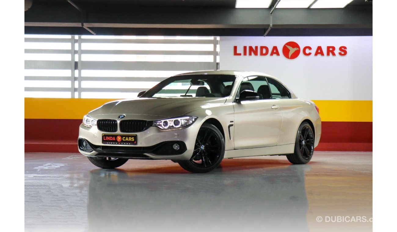 بي أم دبليو 420 BMW 420i Sport Line Convertible Lowest Mileage 2016 GCC under Warranty with Flexible Down-Payment.