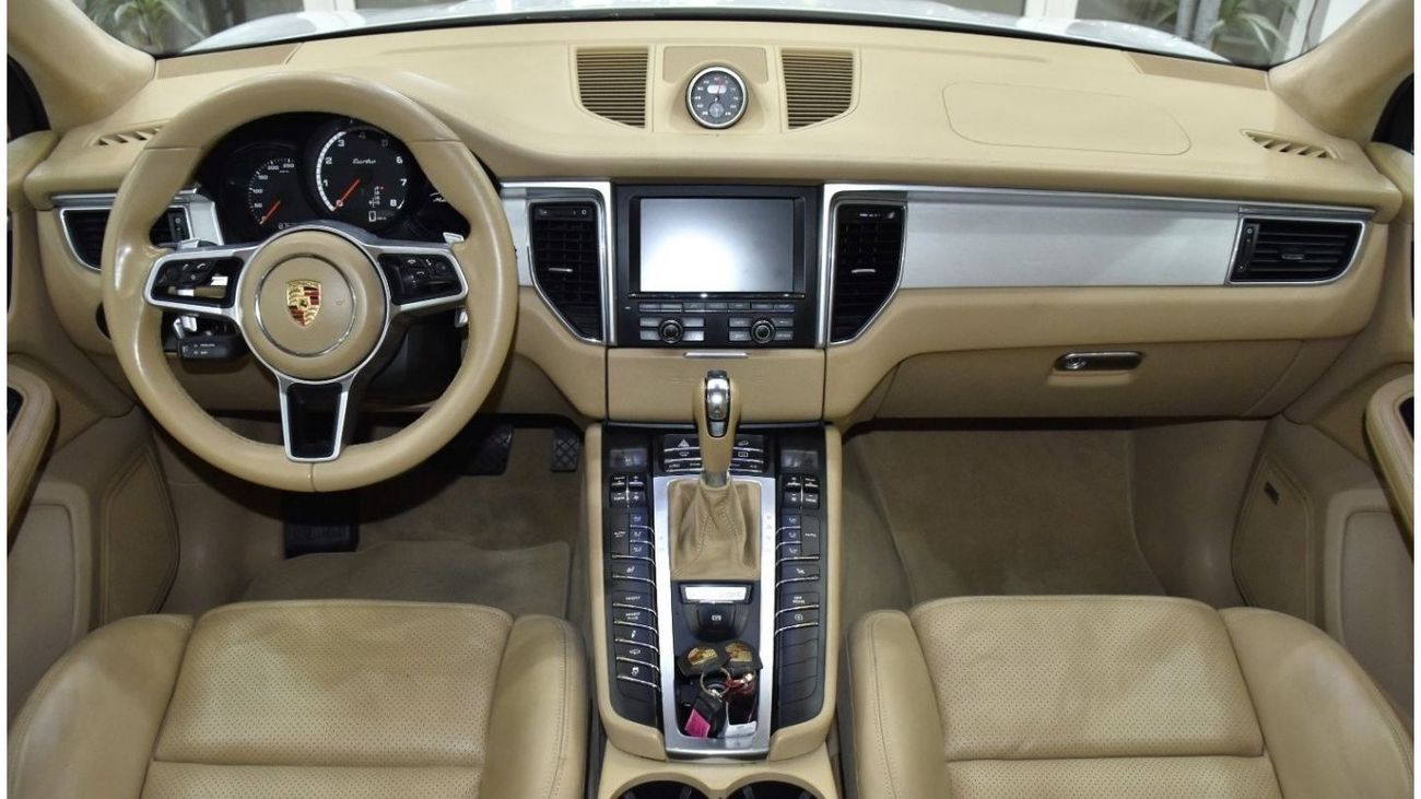 Porsche Macan EXCELLENT DEAL for our Porsche Macan Turbo ( 2014 Model ) in White Color GCC Specs
