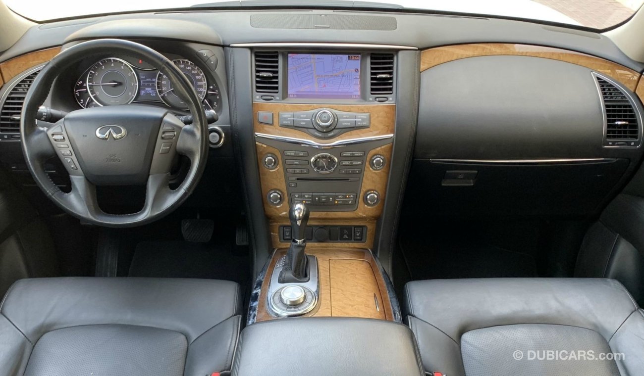 إنفينيتي QX80 2014  GCC - V8 - EXCELLENT CONDITION - BANK FINANCE - WARRANTY - VAT