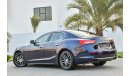 Maserati Ghibli - Like Brand New Condition - Agency Warranty - AED 3,310 Per Month - 0% DP