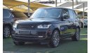 Land Rover Range Rover Vogue SE Supercharged Gcc top opition supercharger first owner