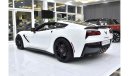 شيفروليه كورفت EXCELLENT DEAL for our Chevrolet Corvette C7 Stingray ( 2015 Model ) in White Color GCC Specs