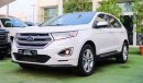 Ford Edge Model 2018, American import, white color inside beige, cruise control, alloy wheels, in excellent co