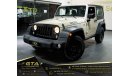 جيب رانجلر 2017 Jeep Wrangler Willys, Jeep Warranty, Service History, GCC, Low Kms