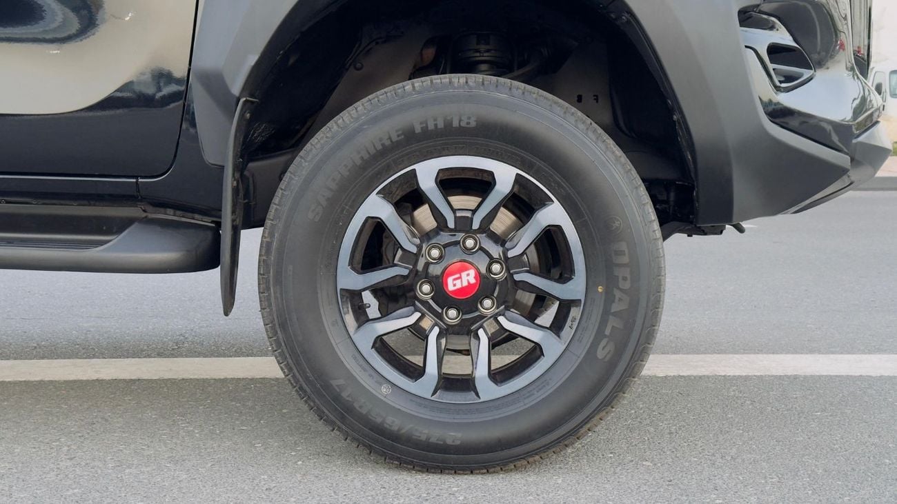 Toyota Hilux MODIFIED TO 2024 GR SPORTS | ROOF TOP LED LIGHTS | BLACK BEAST | 2.8L DIESEL | RHD | ELECTRIC SEAT |