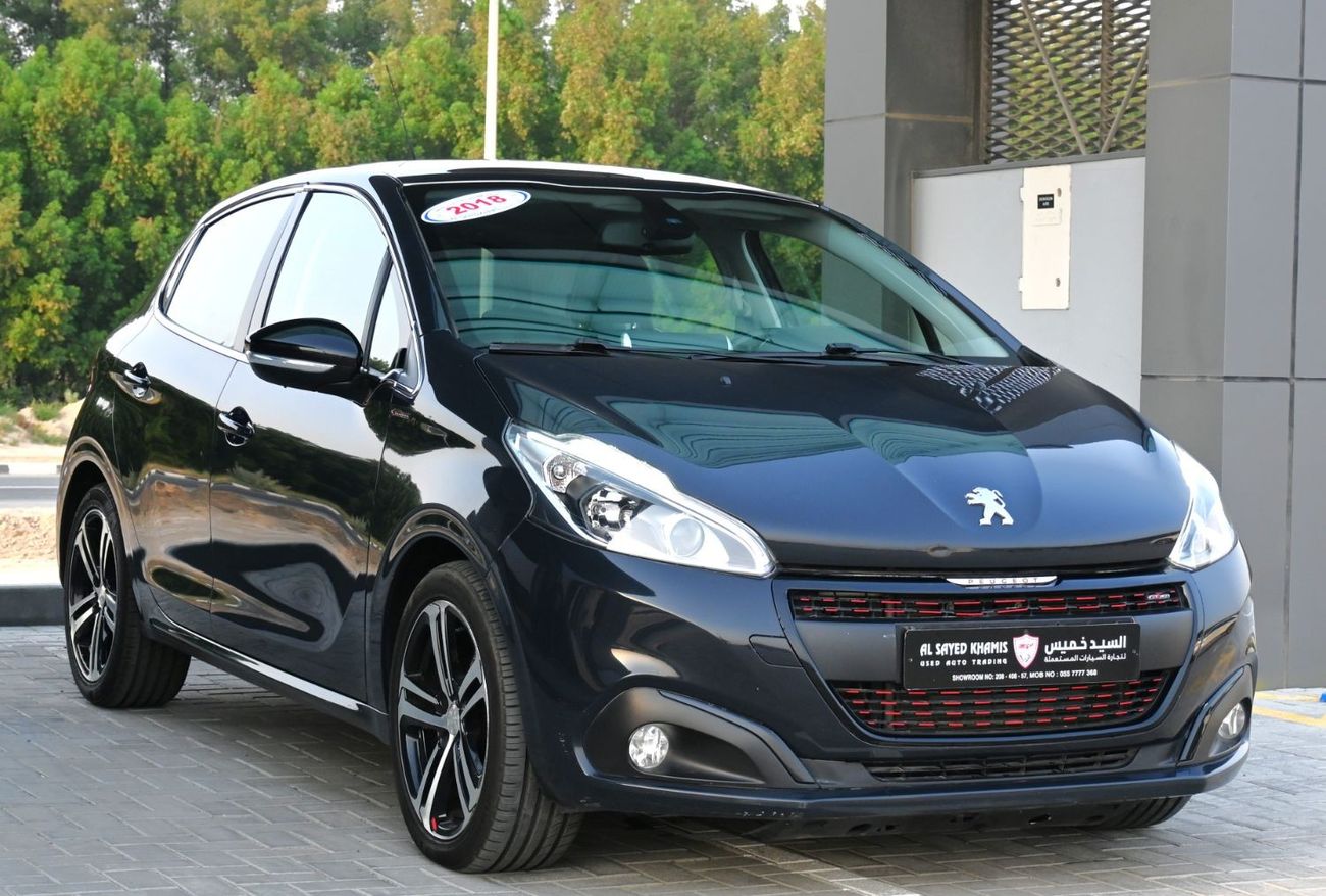 بيجو 208 GT لاين بيجو 208 GT_LINE خليجي 2018 بحالة ممتازة من الداخل والخارج