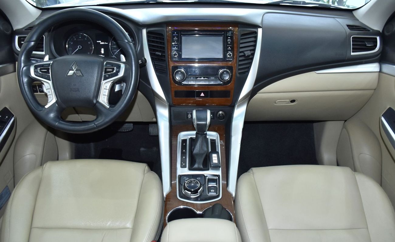 Mitsubishi Montero EXCELLENT DEAL for our Mitsubishi Montero Sport 4WD V6 ( 2017 Model ) in Silver Color GCC Specs