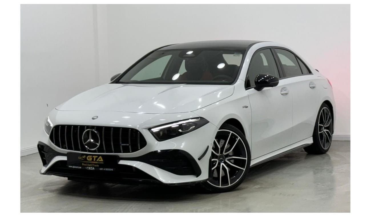 مرسيدس بنز A 35 AMG 2024 Mercedes A35 AMG Aerodynamic kit, Jan 2029 Mercedes Warranty, Excellent Condition, GCC