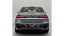 BMW 740Li 2023 BMW 740li M-Sport, Feb 2028 BMW Warranty + Service Pack, Full Options, Low Kms, GCC